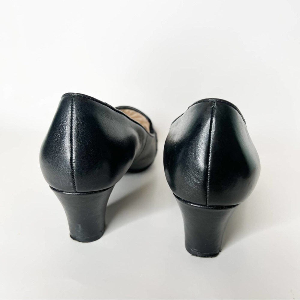 Hotter Black Leather Heels Follie size 6 - Picture 7 of 7